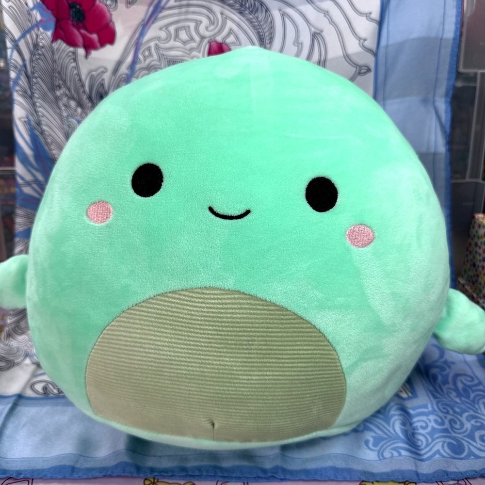 Squishmallows Nessie Teal Loch Ness Monster 14" Plush 2021 Kellytoy